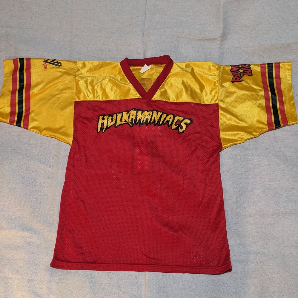 Vintage Hulk Hogan Hulkamaniacs WWE Jersey men's M - Picture 2 of 8
